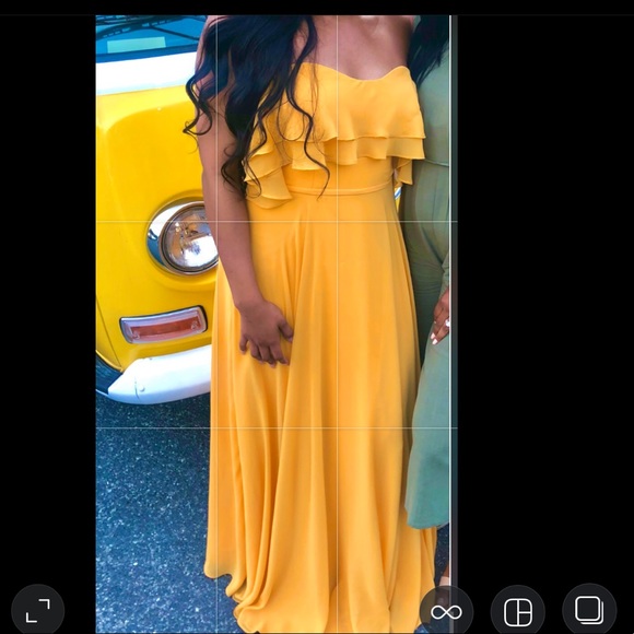 Marigold Bridesmaid Dress - Picture 1 of 2